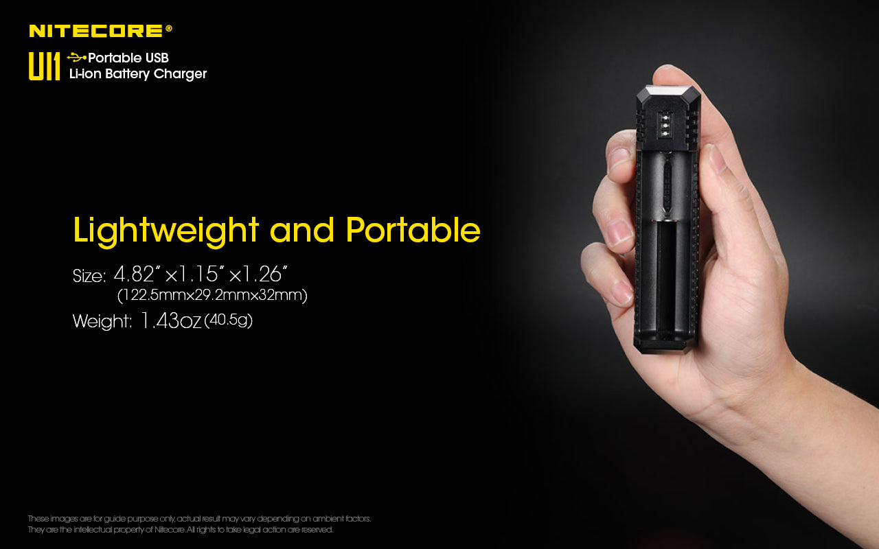 NITECORE UI1 1-Slot Universal Battery Charger