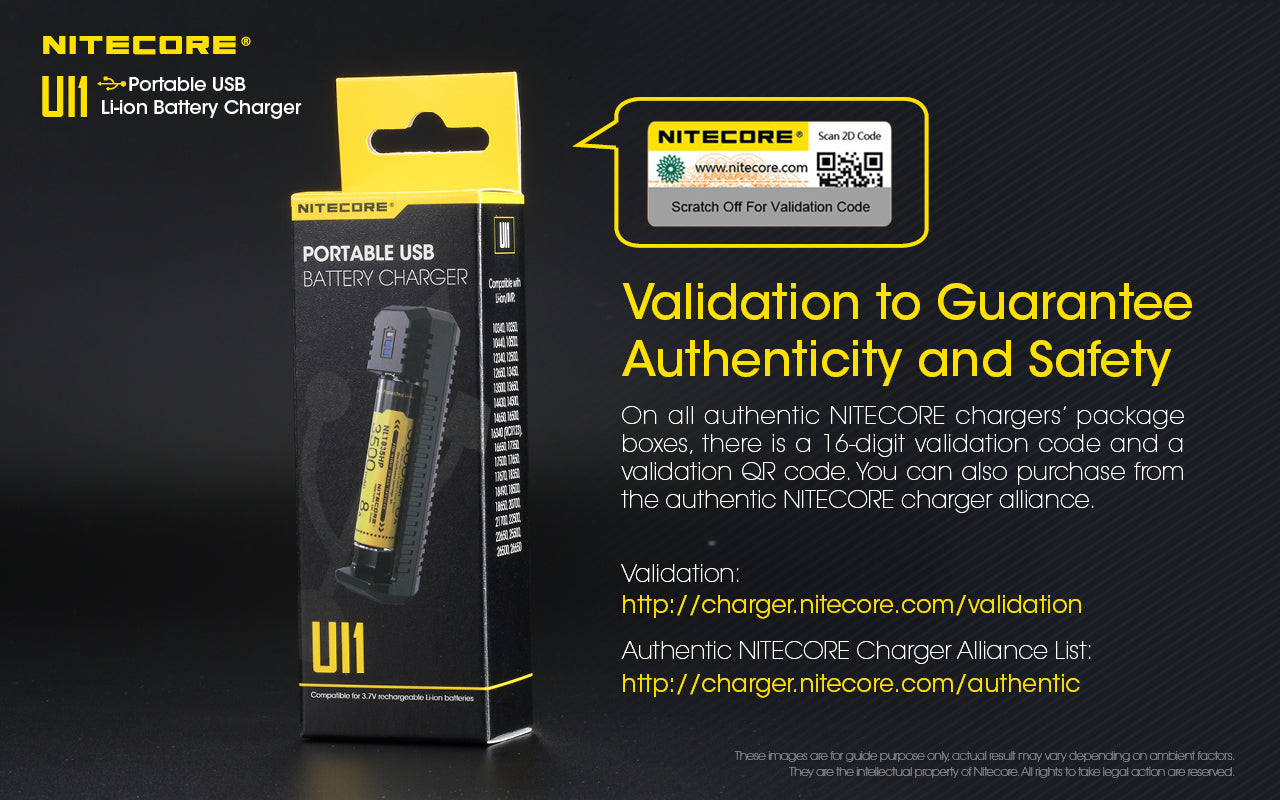 NITECORE UI1 1-Slot Universal Battery Charger