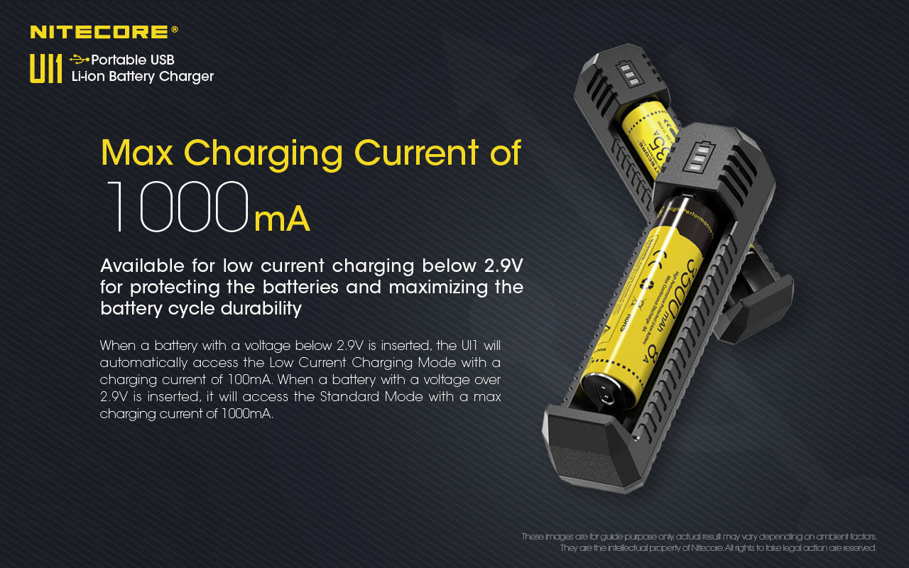 NITECORE UI1 1-Slot Universal Battery Charger