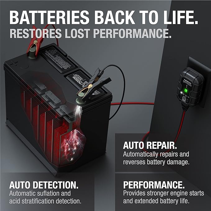 NOCO Genius 1 - 1 Amp 6V and 12V Smart Charger