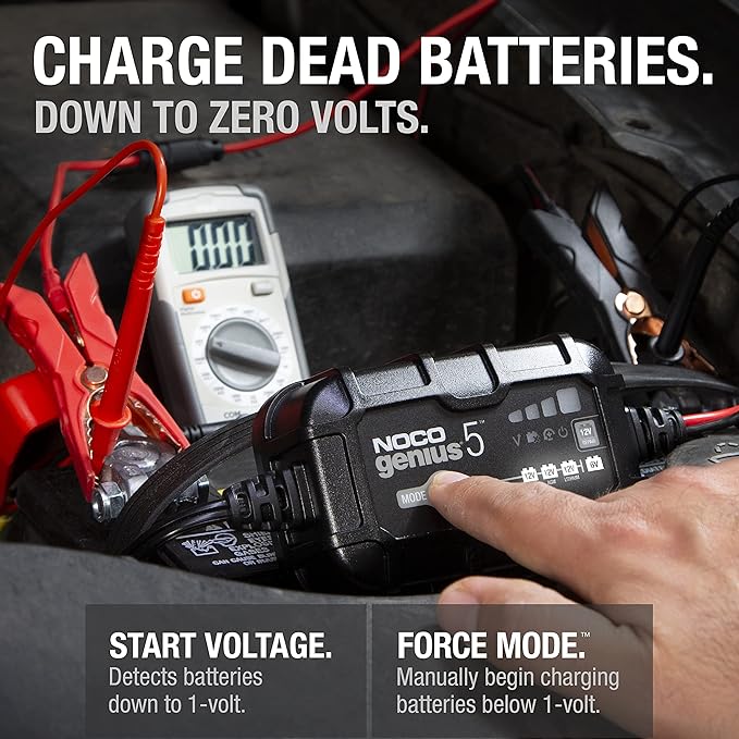 NOCO Genius 5 - 5 Amp 6V and 12V Smart Charger