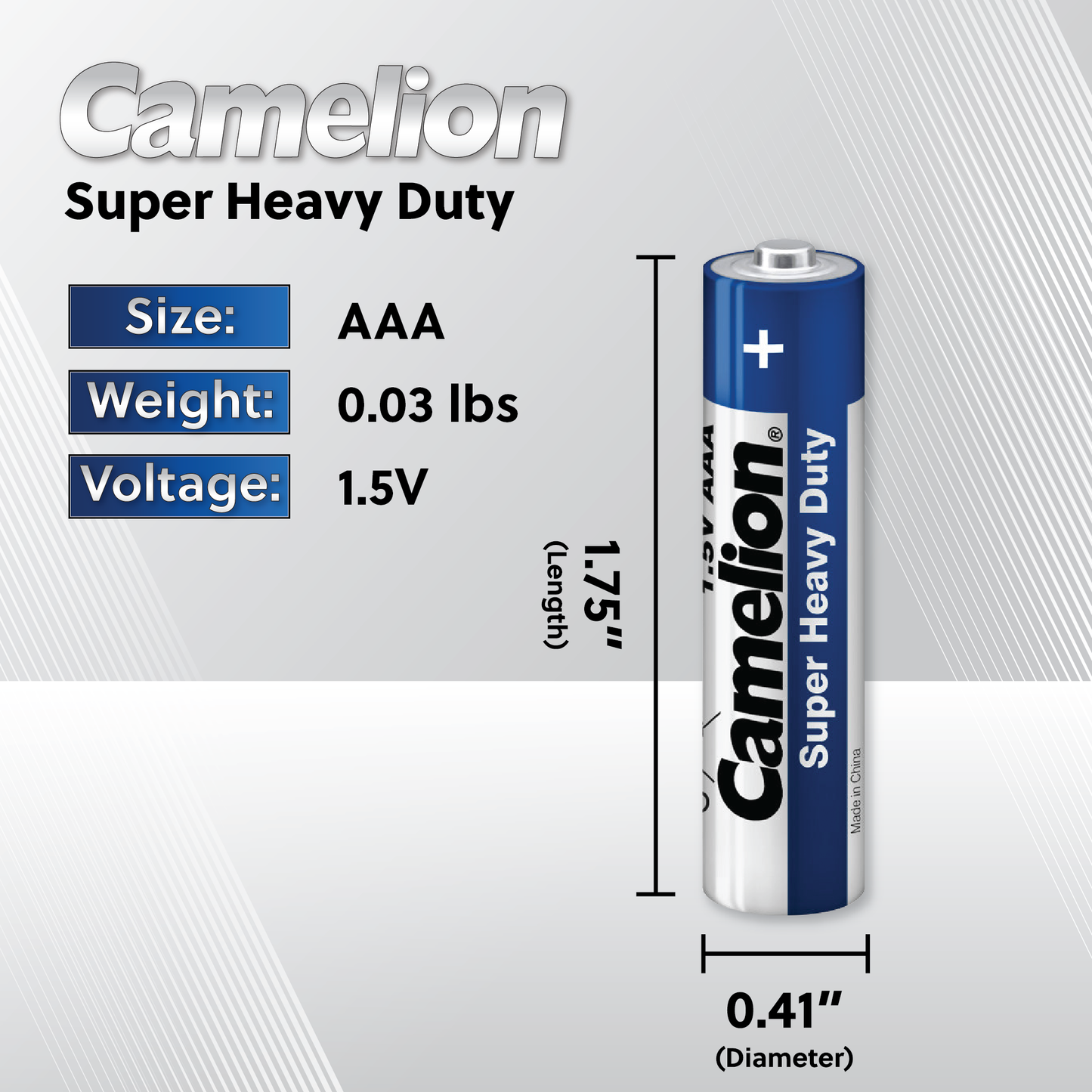 Camelion AAA Super Heavy Duty Batteries Pack of 4