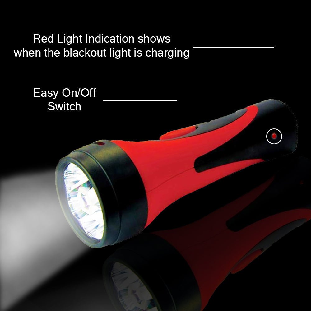 2 Pack Emergency Ready Flashligh Rechargeable - Camelion 6 LED Flashlight - Battery Liquidator