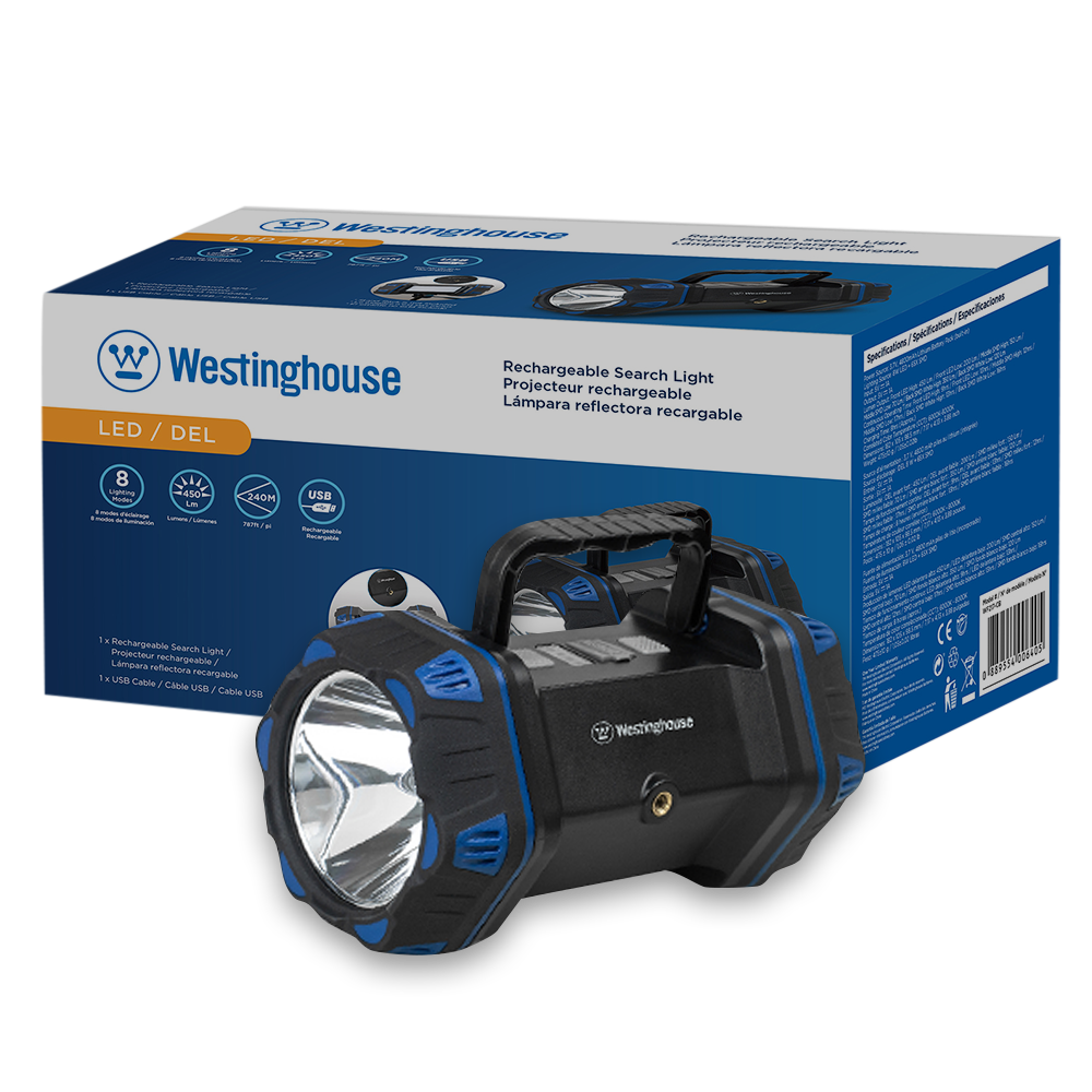 Westinghouse WF217 Eight Mode Rechargeable Search Light, Area Light, and Mobile Power Bank