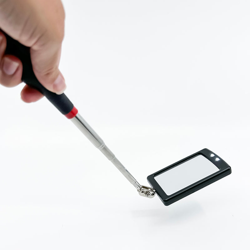 Flipo Reveal Telescoping Inspection Tool with LED Lighted Mirror
