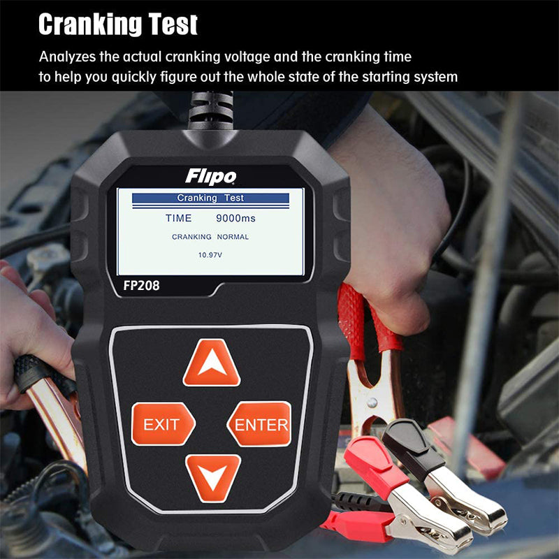 Flipo FP208 100-2000CCA Digital Battery Tester