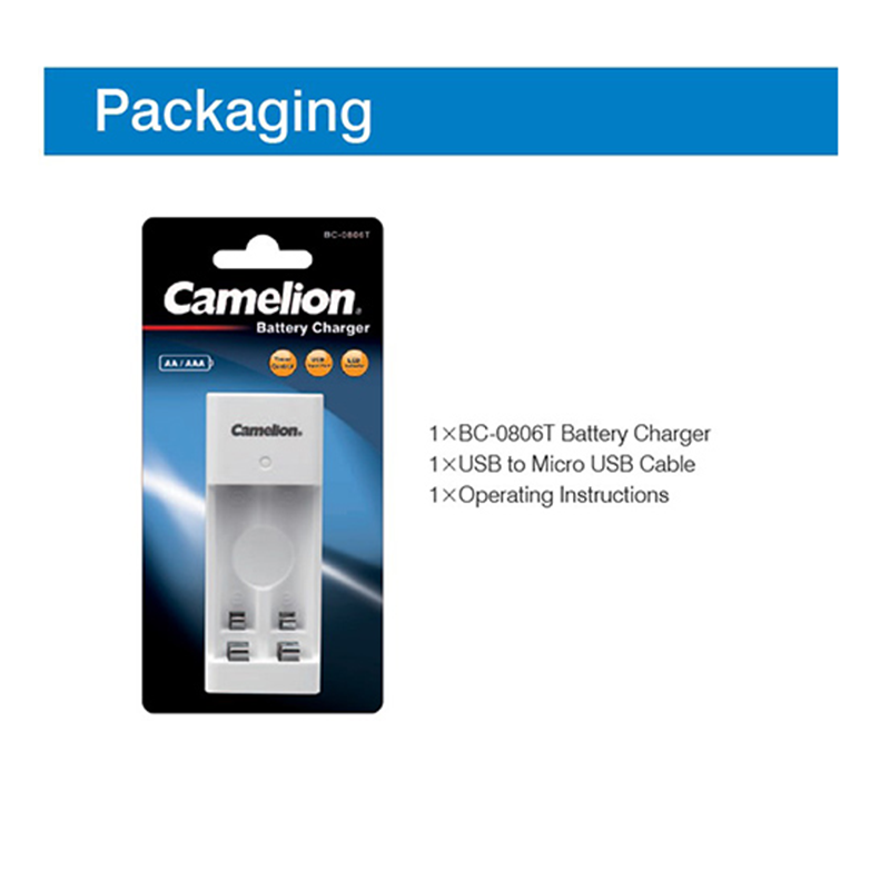 Camelion BC-0806T 2 Bank AA and AAA Battery Charger