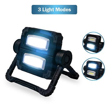 wholesale, wholesale work lights, worklights, garage lights, shop lights, dual work light, COB LED light, 20W light, flashlights, wholesale flashlight, wholesale area lighting