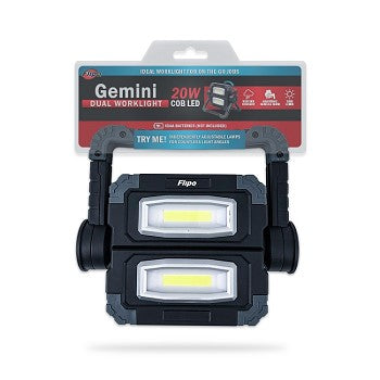 wholesale, wholesale work lights, worklights, garage lights, shop lights, dual work light, COB LED light, 20W light, flashlights, wholesale flashlight, wholesale area lighting