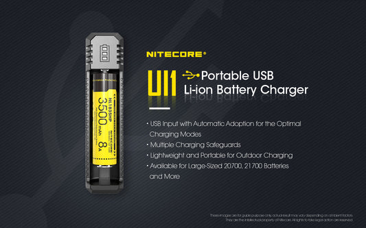 NITECORE UI1 1-Slot Universal Battery Charger