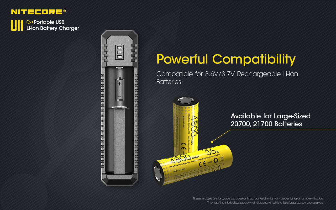 NITECORE UI1 1-Slot Universal Battery Charger