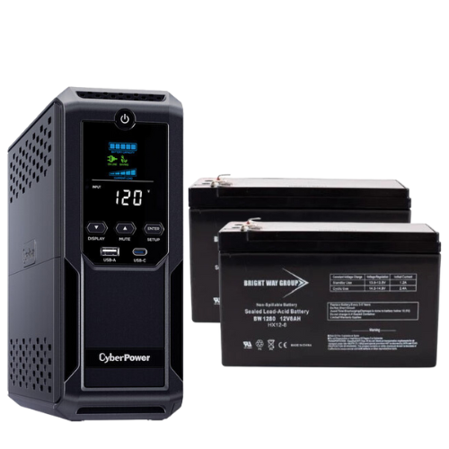 2 Pack CP1500PFCLCD UPS Battery Replacement