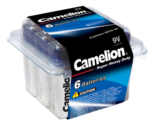 Camelion 9V Super Heavy Duty Batteries Pack of 6