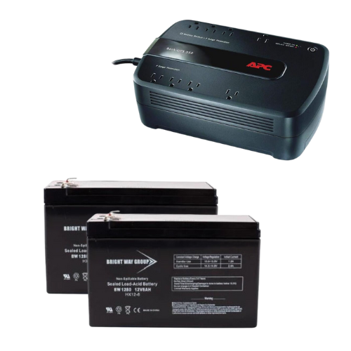 2 Pack: APC Back-UPS 550 BE550G Battery 12V 8Ah