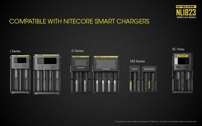 NITECORE NL1823 2300mAh Protected 18650 Rechargeable Battery