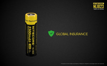 NITECORE NL1823 2300mAh Protected 18650 Rechargeable Battery