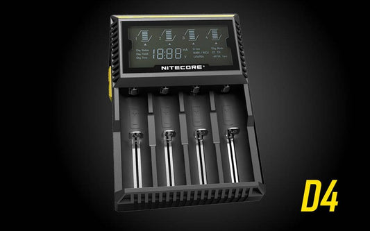 NITECORE D4 Digital 4-slot Universal Battery Charger