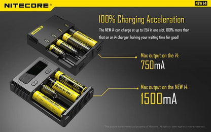 NITECORE I4 Intellicharger 4-slot Universal Charger