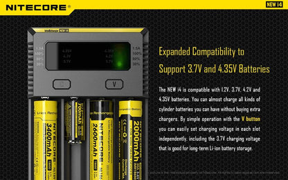 NITECORE I4 Intellicharger 4-slot Universal Charger