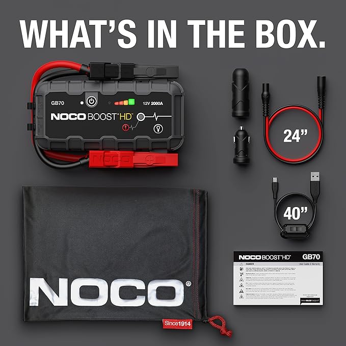 NOCO Genius Boost 2000A Jump Starter