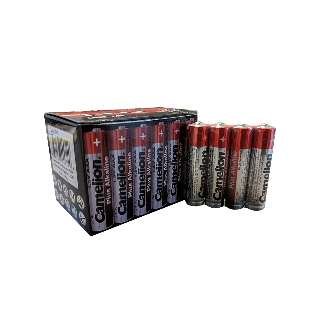 Camelion AAA Plus Alkaline Batteries Pack of 24