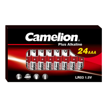 Camelion AAA Plus Alkaline Batteries Box Pack of 24