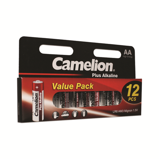 Camelion AA Plus Alkaline Batteries Box Pack of 12