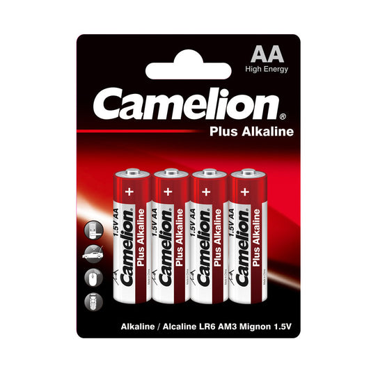 Camelion AA Plus Alkaline Batteries Pack of 4