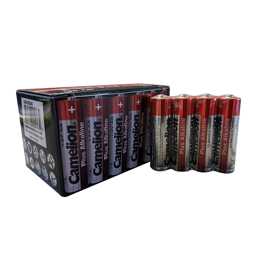 Camelion AA Plus Alkaline Batteries Box Pack of 24