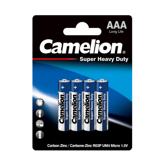 Camelion AAA Super Heavy Duty Batteries Pack of 4