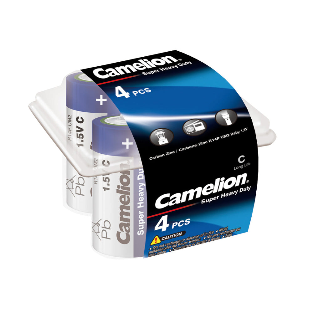 Camelion C Super Heavy Duty Batteries Pack of 4