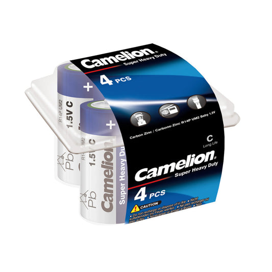 Camelion C Super Heavy Duty Batteries Pack of 4