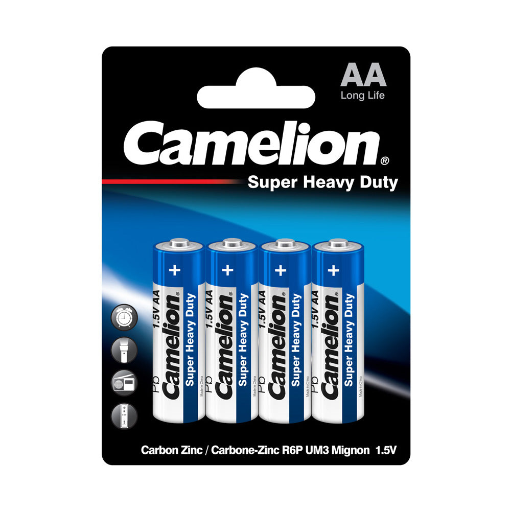 Camelion AA Super Heavy Duty Batteries Pack of 4