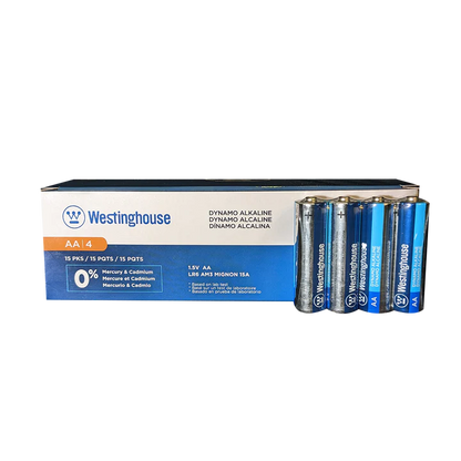 Westinghouse AA Dynamo Alkaline Batteries Pack of 60