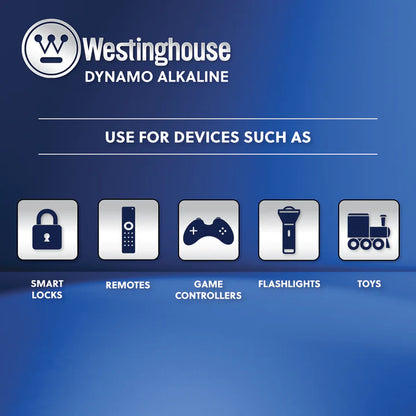 Westinghouse AA Dynamo Alkaline Batteries Pack of 60