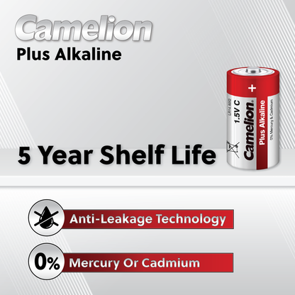 Camelion AA Plus Alkaline Batteries Pack of 4