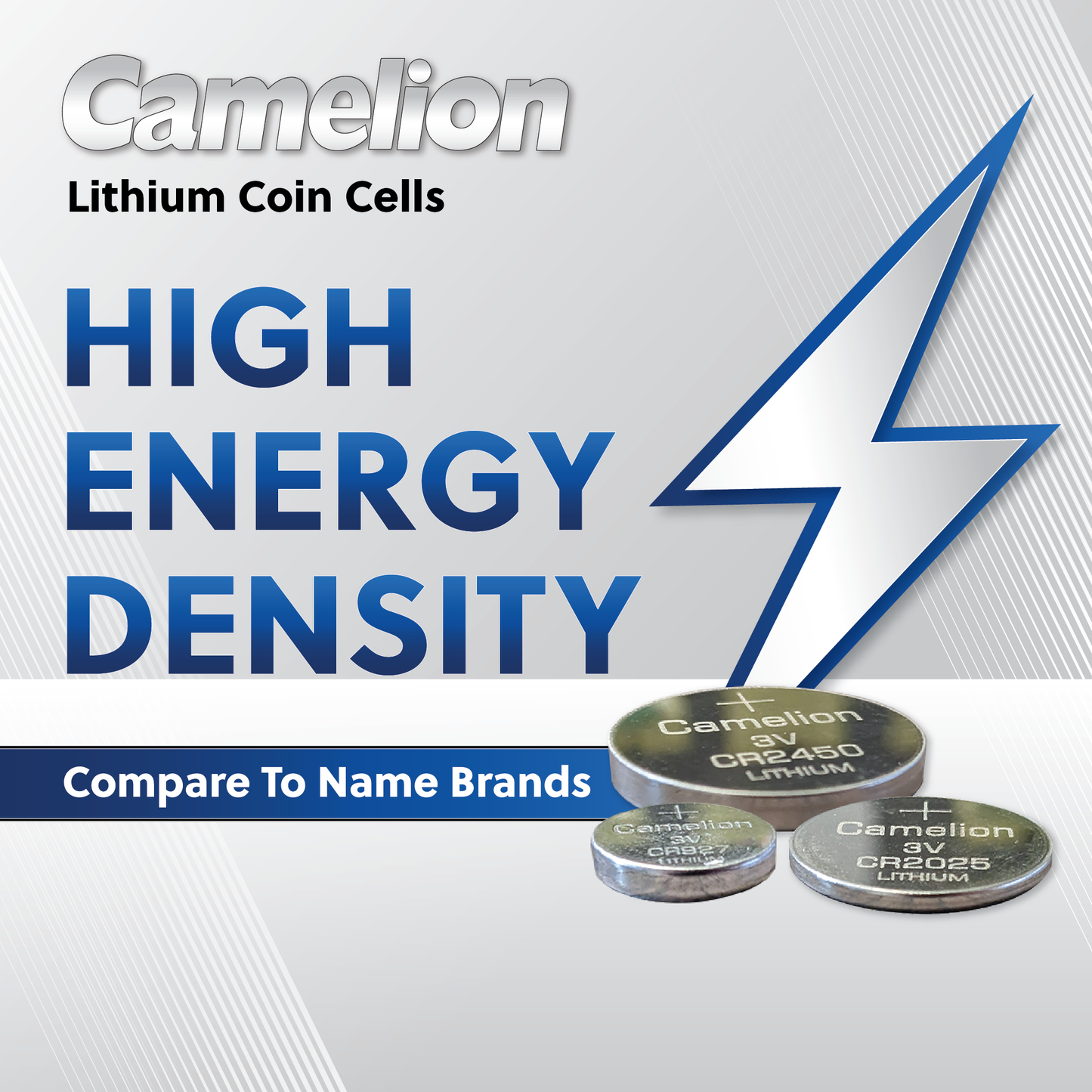 Camelion CR2016/ 2016 3V Lithium Coin Cell Batteries Pack of 5