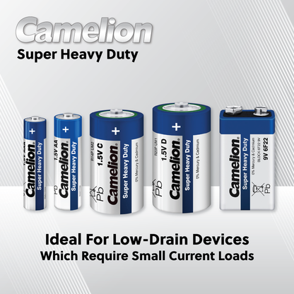 Camelion AA Super Heavy Duty Batteries Pack of 24