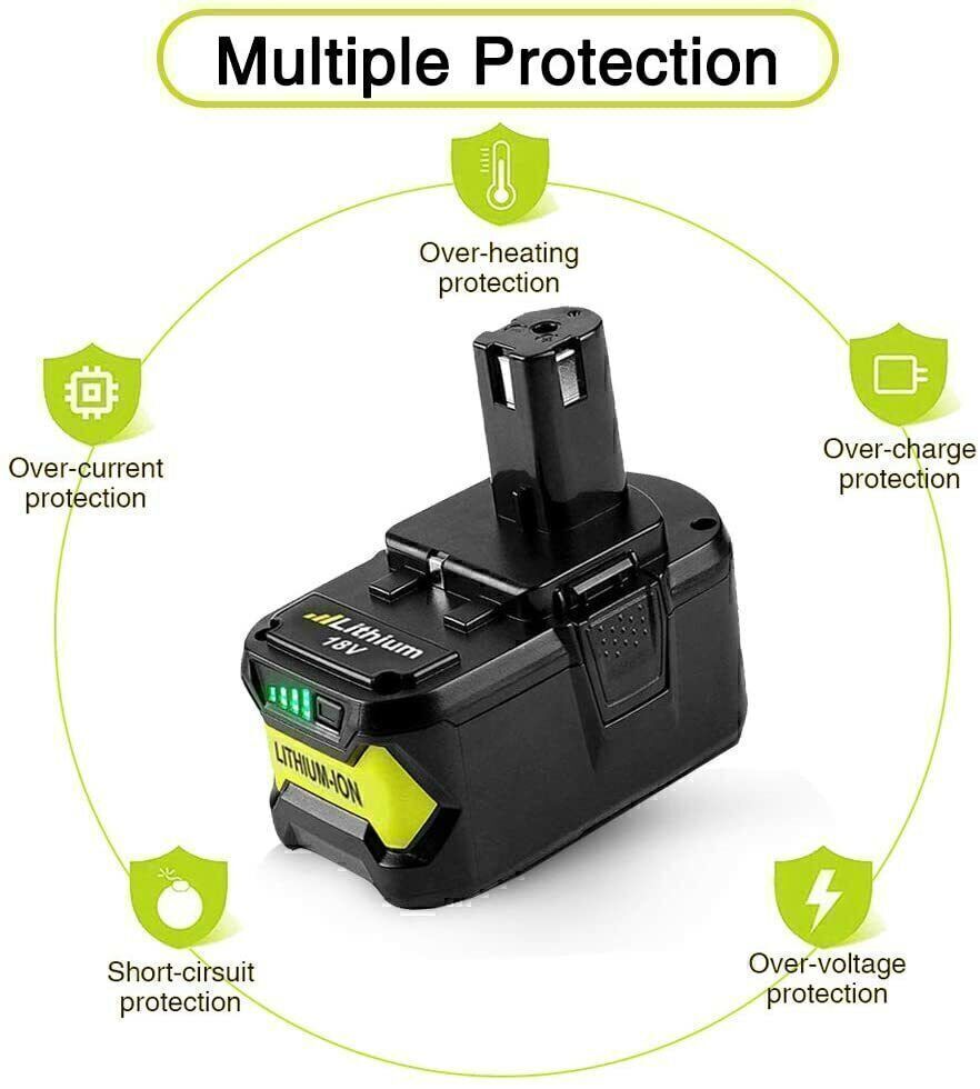 Ryobi P108 18v One + Plus Battery - Battery World