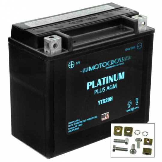 Yuasa Replacement (New Motocross) YTX20H-BS AGM Battery - Battery World