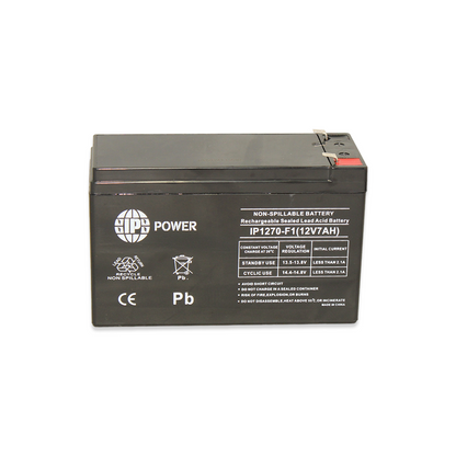 IP POWER IP1270-F1 12v 7Ah F1 Terminal SLA Rechargeable Battery