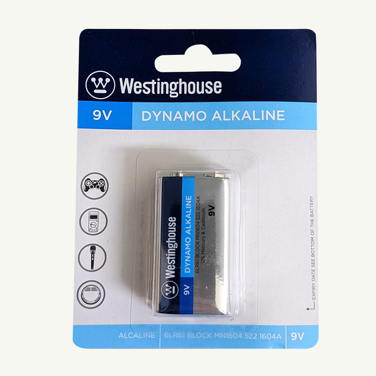 Westinghouse 9V Dynamo Alkaline Battery