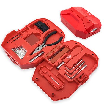 Flipo Tool Pod 24 Piece Tool Set With Multi-Use Light