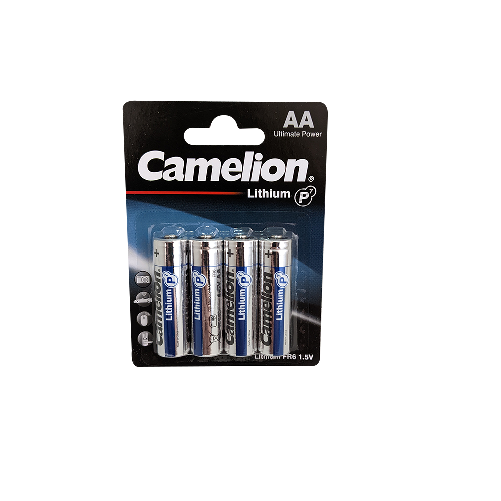 Camelion AA P7 Lithium Battery Pack of 4