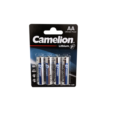 Camelion AA P7 Lithium Battery Pack of 4