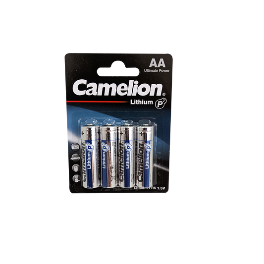 Camelion AA P7 Lithium Battery Pack of 4