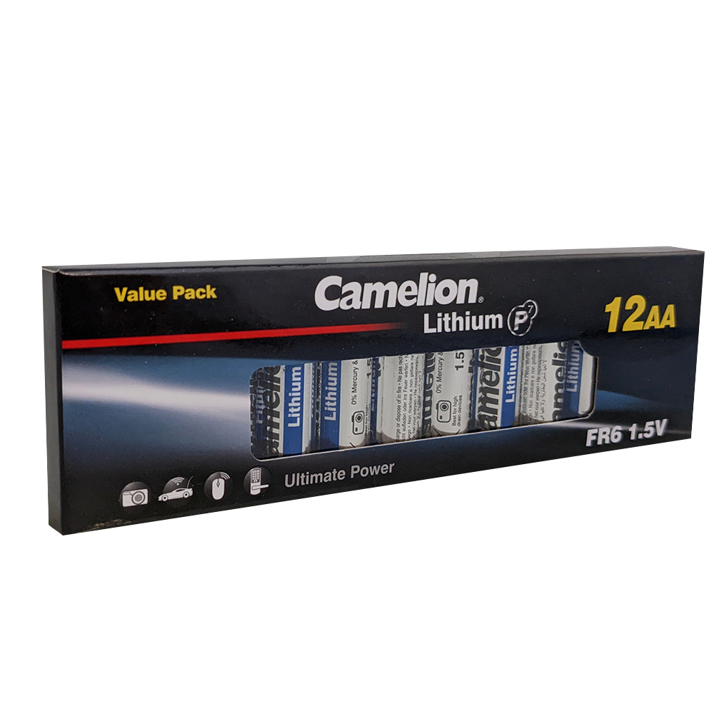 Camelion P7 AA Lithium Pack of 12