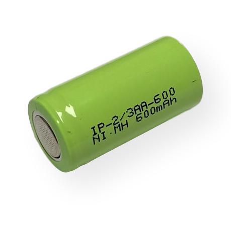 Power Pro 2/3AA 600mAh Flat Top Rechargeable Battery