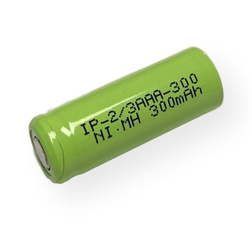 Power Pro 2/3AAA 300mAh Ni-Mh Flat Top Rechargeable Battery