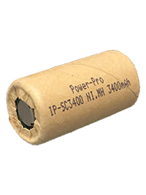 Power Pro Sub C Ni-Mh 3400mAh Rechargeable Battery